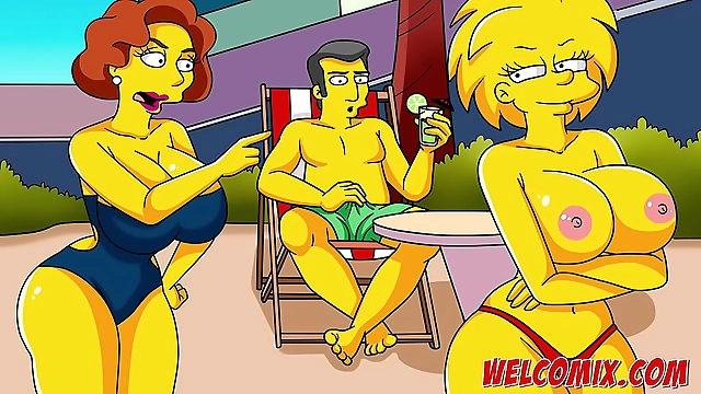 Experience the Depraved Beauty of the Caribbean with Naughty Simptoons Comics